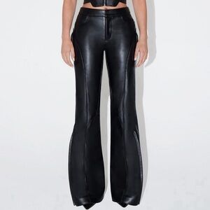 NWT KHY By Kylie Jenner Faux Leather Pant M